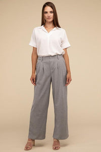 Waffle Trouser Pants - Jessiz Boutique