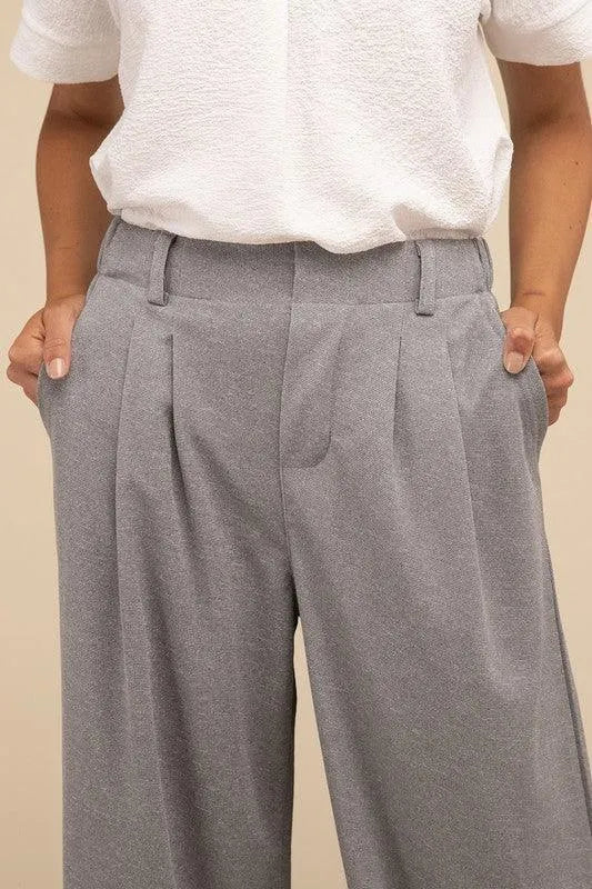 Waffle Trouser Pants - Jessiz Boutique