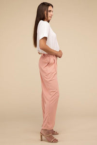 Waffle Trouser Pants - Jessiz Boutique