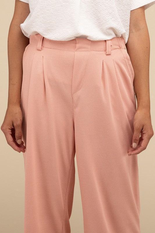 Waffle Trouser Pants - Jessiz Boutique