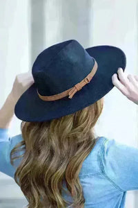 Wide Brim Panama Fedora Hat - Jessiz Boutique