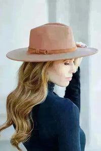 Wide Brim Panama Fedora Hat - Jessiz Boutique