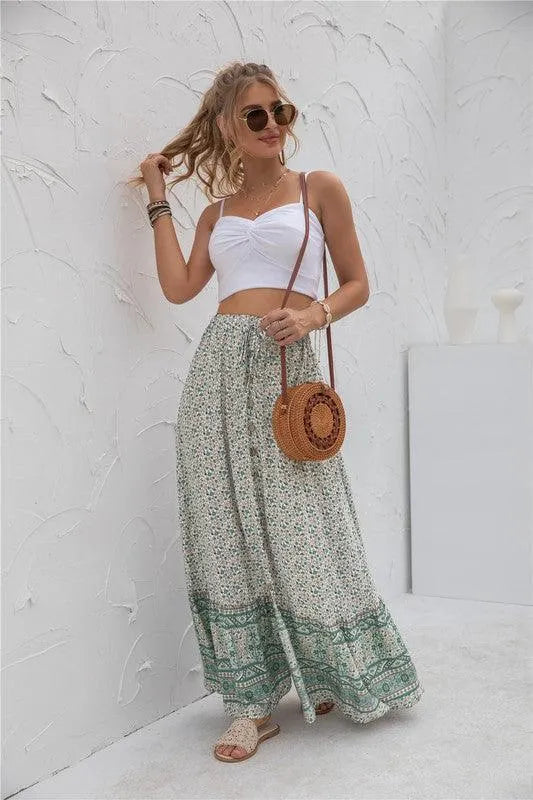 Womens Print Maxi Skirt - Jessiz Boutique