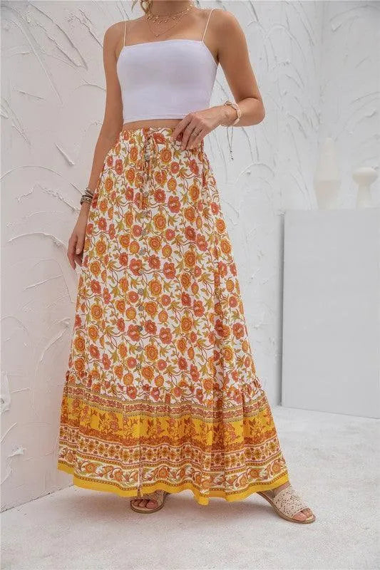 Womens Print Maxi Skirt - Jessiz Boutique