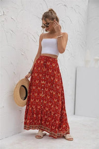 Womens Print Maxi Skirt - Jessiz Boutique