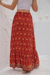 Womens Print Maxi Skirt - Jessiz Boutique