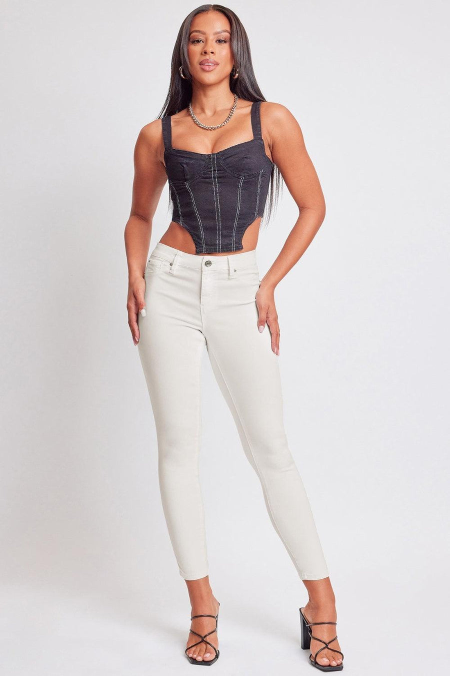 YMI Jeanswear Hyperstretch Mid Rise Skinny Jeans - Jessiz Boutique