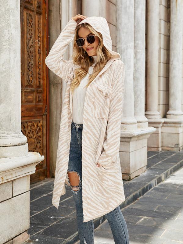Autumn Hooded Knitted Cardigan - Jessiz Boutique