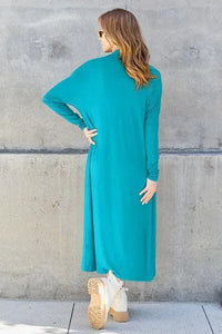 Basic Bae Open Front Long Sleeve Cover Up - Jessiz Boutique