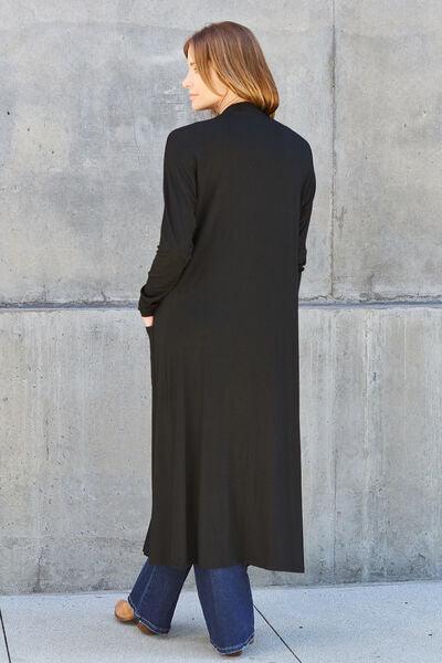 Basic Bae Open Front Long Sleeve Cover Up - Jessiz Boutique
