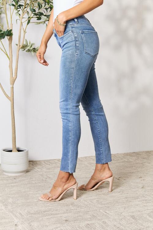 BAYEAS Raw Hem Skinny Jeans - Jessiz Boutique