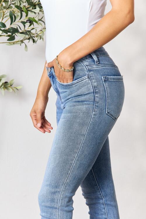 BAYEAS Raw Hem Skinny Jeans - Jessiz Boutique