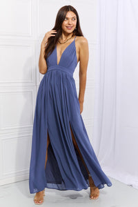 Captivating Muse Open Crossback Maxi Dress - Jessiz Boutique