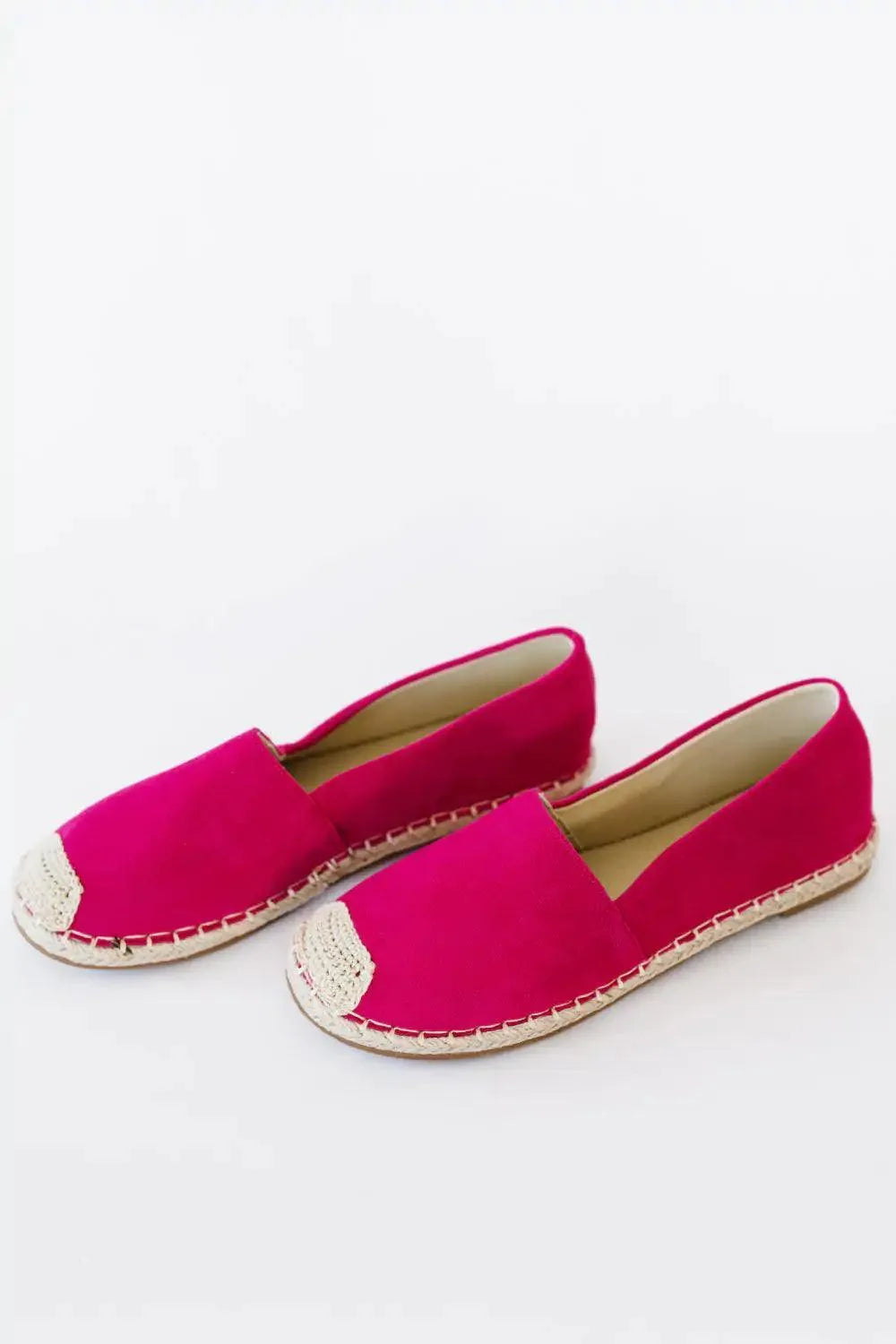 Casual Fuchsia Espadrille Shoes - Jessiz Boutique