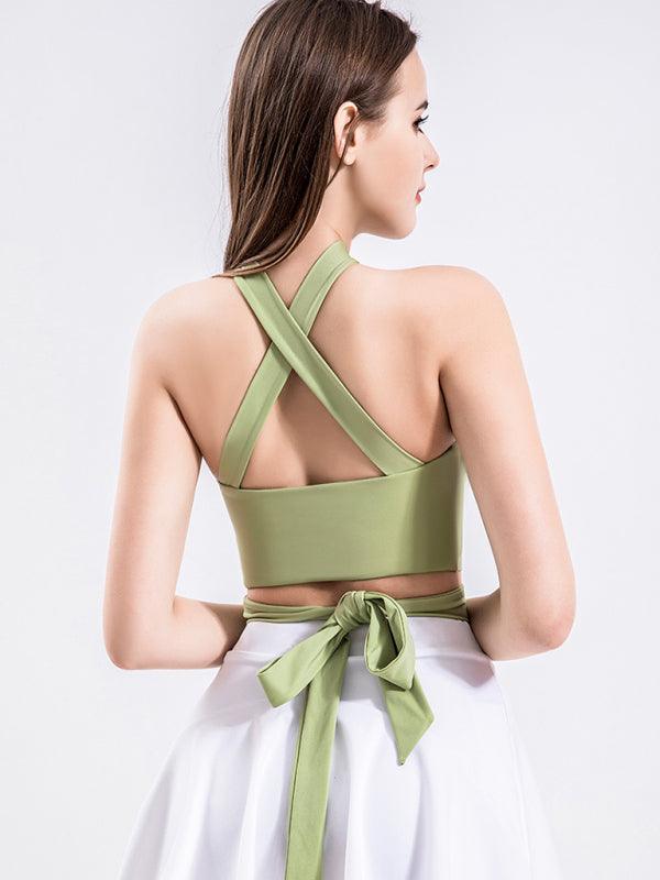 Cross Back Sports Bra - Jessiz Boutique