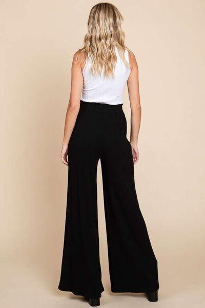 Culture High Waist Wide Leg Pants - Jessiz Boutique