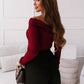 Elegant Lace Long-Sleeved Sweater - Jessiz Boutique