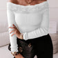 Elegant Lace Long-Sleeved Sweater - Jessiz Boutique