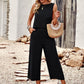 Elegant Top Cropped Pants Set - Jessiz Boutique