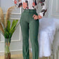 Floral Button Shirt Belted Pants - Jessiz Boutique