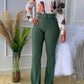 Floral Button Shirt Belted Pants - Jessiz Boutique