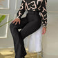 Floral Button Shirt Belted Pants - Jessiz Boutique