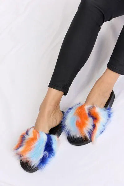 Forever Link Plush Open-Toe Sandals - Jessiz Boutique