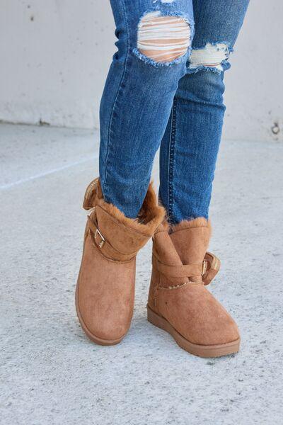 Forever Link Plush Thermal Flat Boots - Jessiz Boutique