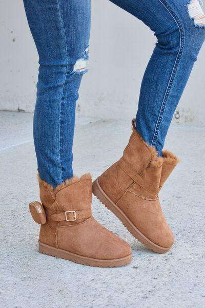 Forever Link Plush Thermal Flat Boots - Jessiz Boutique