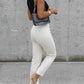 High Waist Slim Lace Trousers - Jessiz Boutique