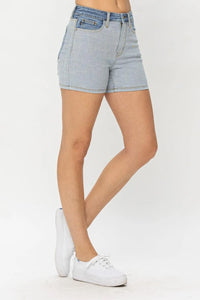 Judy Blue Color Block Denim Shorts - Jessiz Boutique