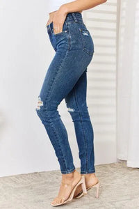 Judy Blue High Waist Distressed Slim Jeans - Jessiz Boutique