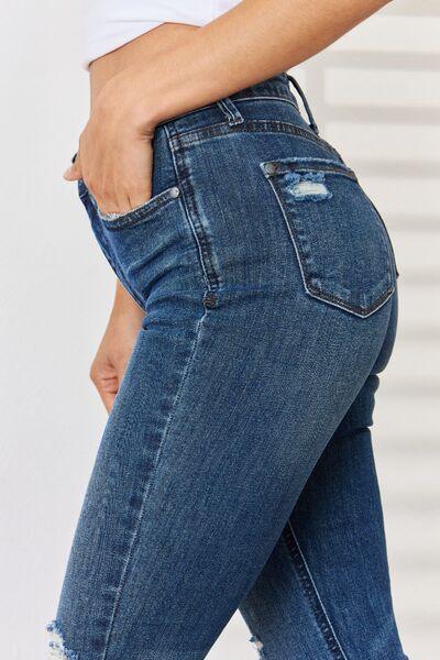 Judy Blue High Waist Distressed Slim Jeans - Jessiz Boutique
