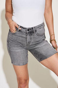 Judy Blue High Waist Washed Denim Shorts - Jessiz Boutique