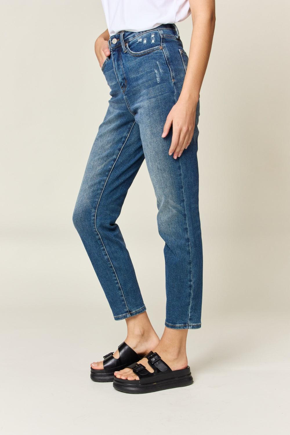 Judy Blue Tummy Control High Waist Slim Jeans - Jessiz Boutique