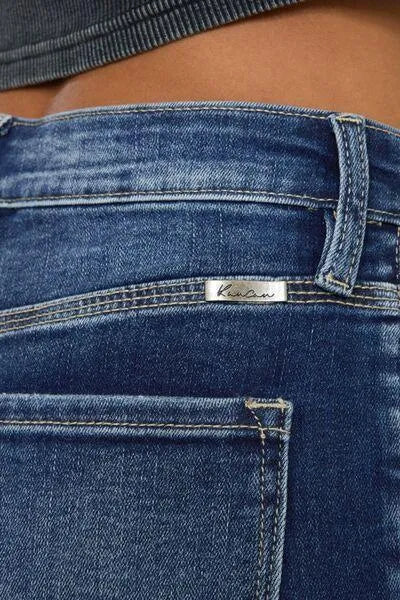 Kancan Cat's Whiskers Button Fly Denim Shorts - Jessiz Boutique