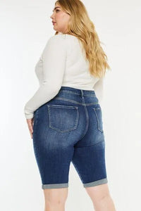 Kancan Cat's Whiskers Button Fly Denim Shorts - Jessiz Boutique