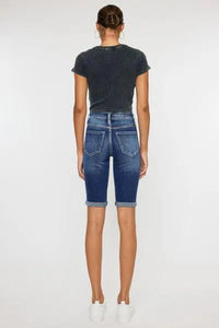 Kancan Cat's Whiskers Button Fly Denim Shorts - Jessiz Boutique