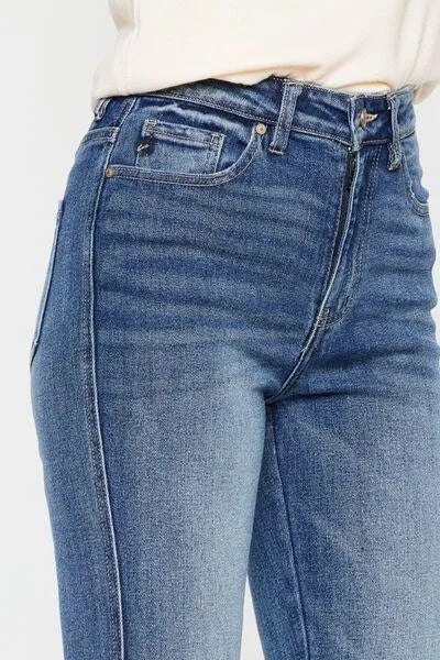 Kancan Cat's Whiskers High Waist Flare Jeans - Jessiz Boutique