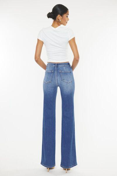 Kancan Ultra High Waist Gradient Flare Jeans - Jessiz Boutique