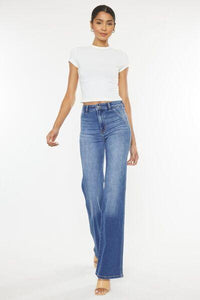 Kancan Ultra High Waist Gradient Flare Jeans - Jessiz Boutique