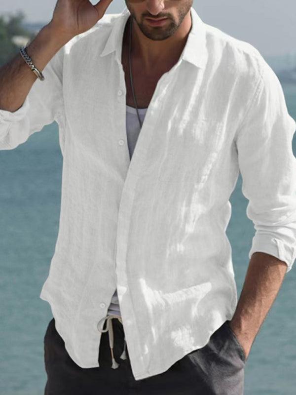 Linen Shirt with Collar - Jessiz Boutique