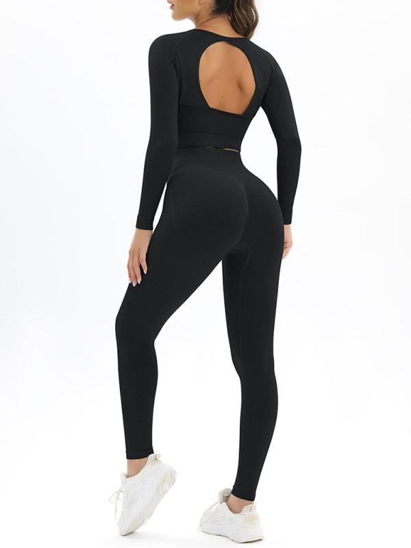 Long-Sleeved Sports Two-Piece Suit - Jessiz Boutique