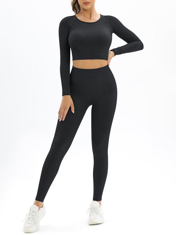 Long-Sleeved Sports Two-Piece Suit - Jessiz Boutique