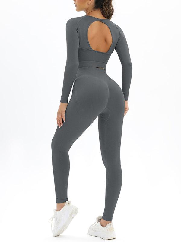Long-Sleeved Sports Two-Piece Suit - Jessiz Boutique