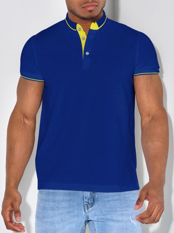 Men's Color Trim Polo Shirt - Jessiz Boutique