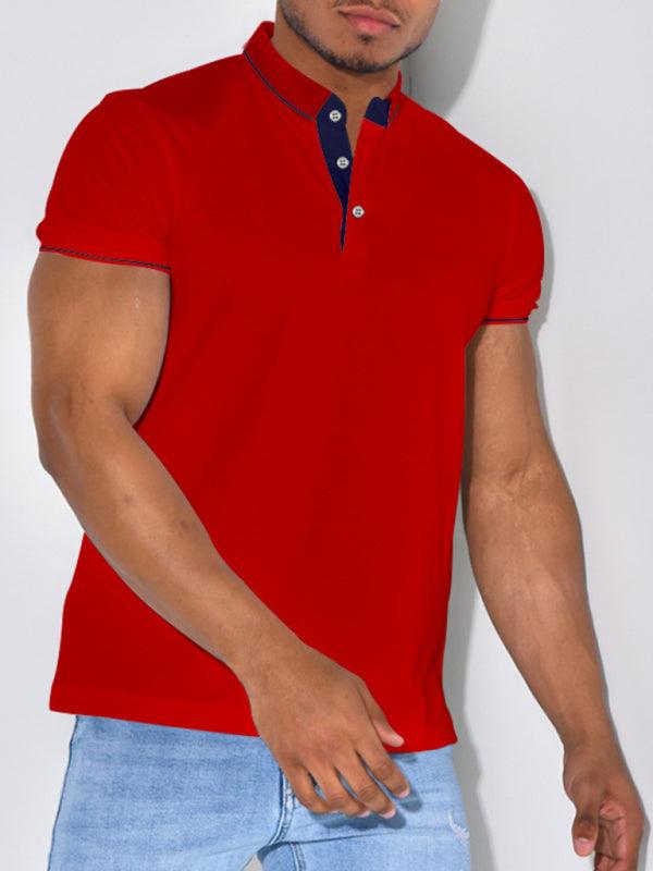 Men's Color Trim Polo Shirt - Jessiz Boutique