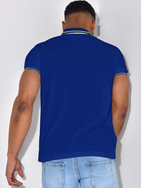 Men's Color Trim Polo Shirt - Jessiz Boutique