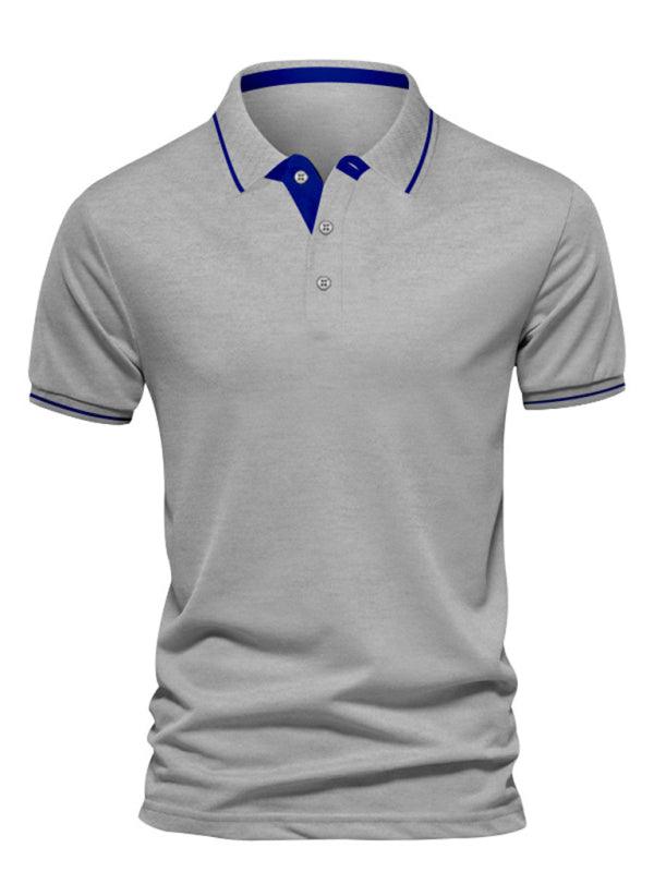 Men's Color Trim Polo Shirt - Jessiz Boutique