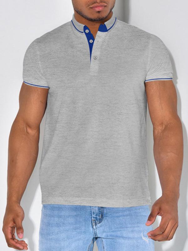 Men's Color Trim Polo Shirt - Jessiz Boutique